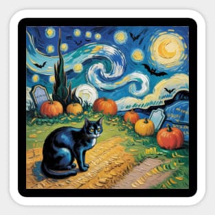 Halloween-Cat Sticker